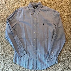 Ralph Lauren Polo Blue Checkered Button Up